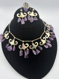 LOS CASTILLO AMETHYST & STERLING SILVER JEWELRY SET
