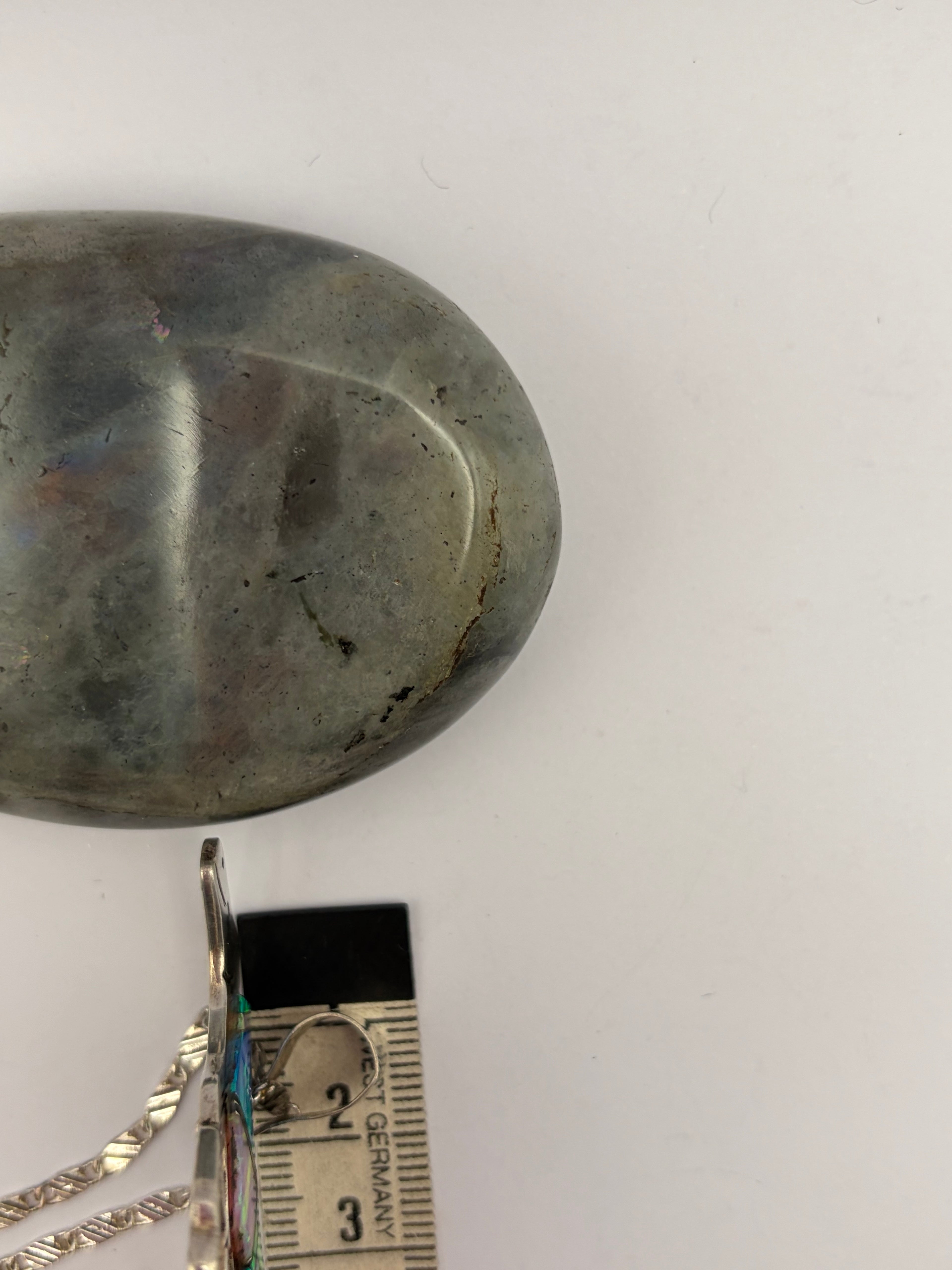 TRIANGULAR TURQUOISE & OPAL PENDANT