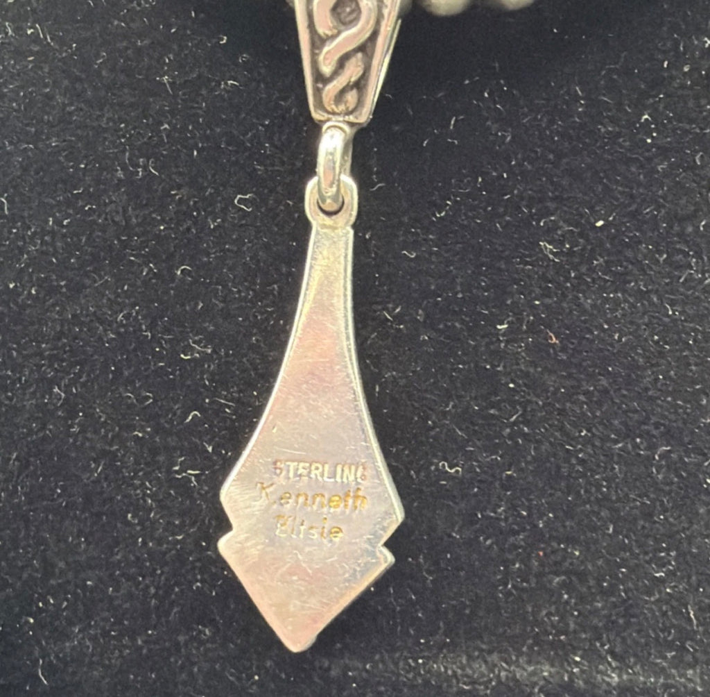 MULTI-STONE INLAY PENDANT